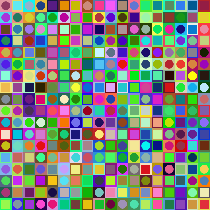 Square Dot Composition #253 static token preview