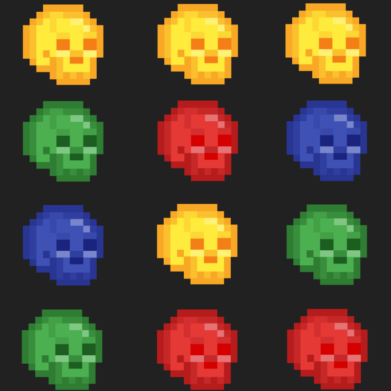 Skull candy #6 static token preview