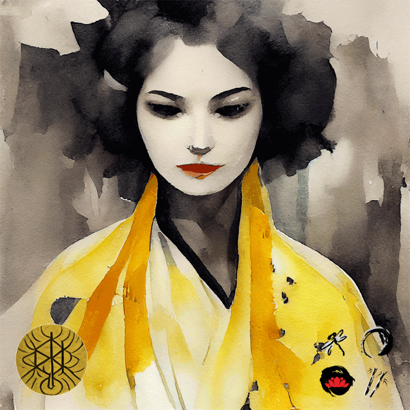 Yellow Geisha #20 static token preview
