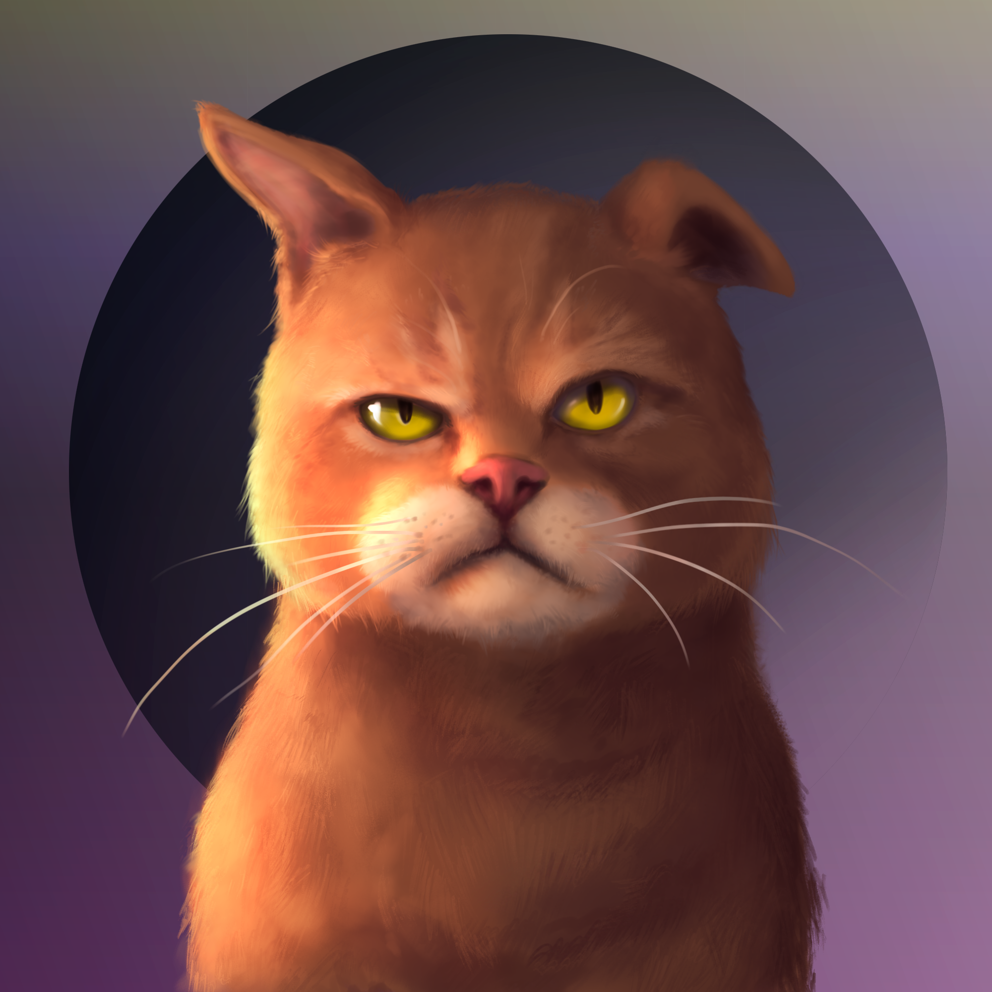 Gangsta Cat #16 static token preview
