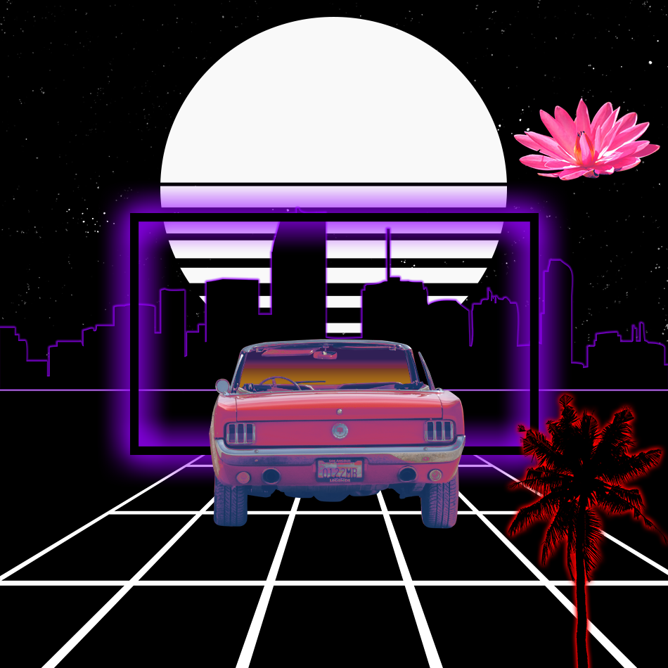 S Y N T H W A V E Nightlife Generator #20 static token preview