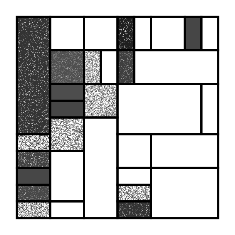 Mono Mondrian #14 static token preview