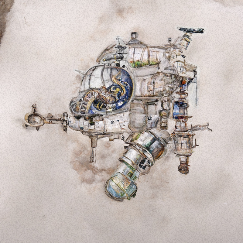 Utopian Space Castles #22 static token preview