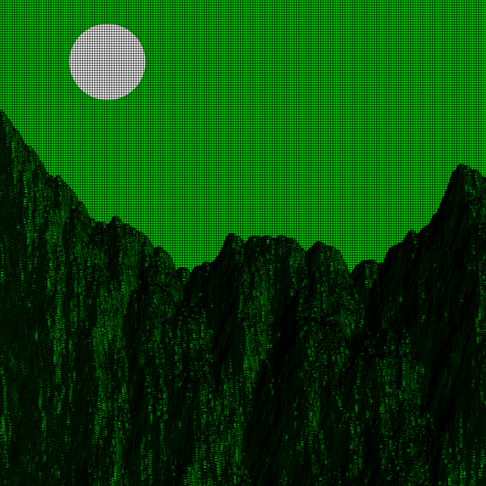 Classic generative landscape #112 static token preview