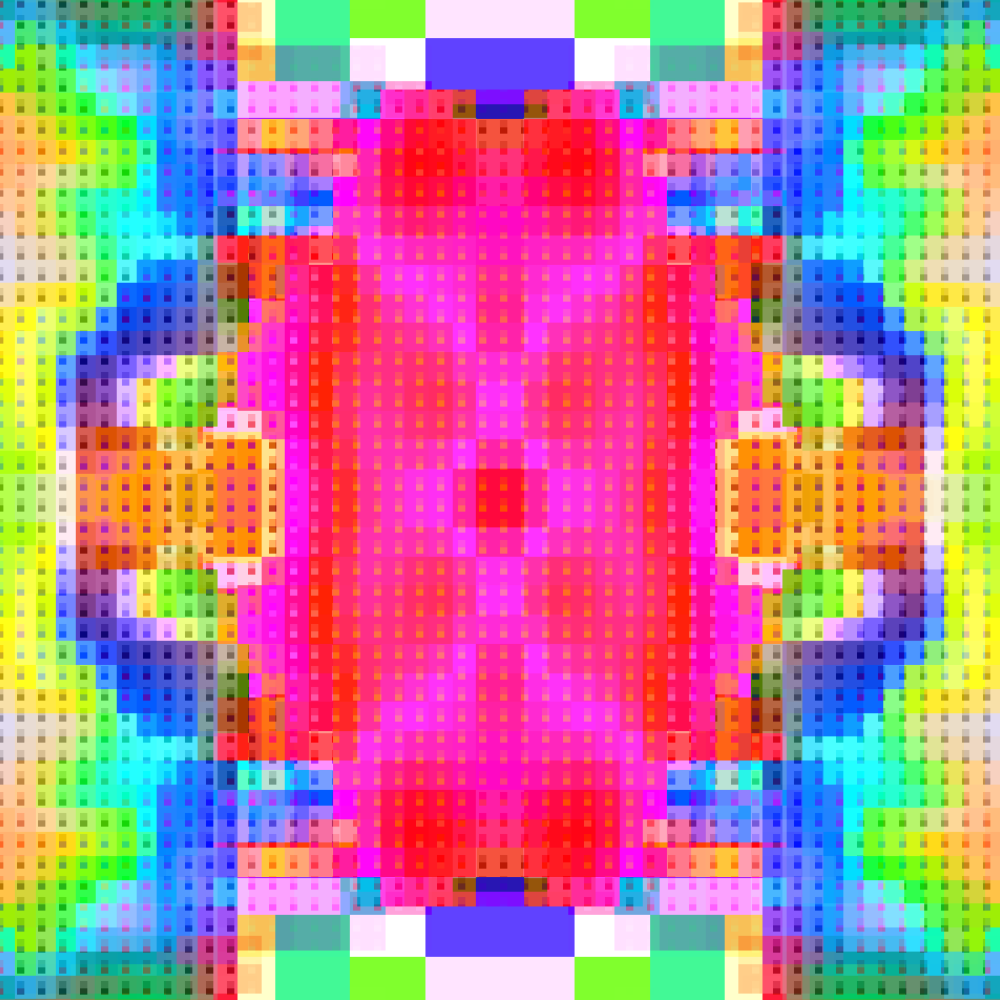 Magical Pixelated Kaleidoscope #1 static token preview