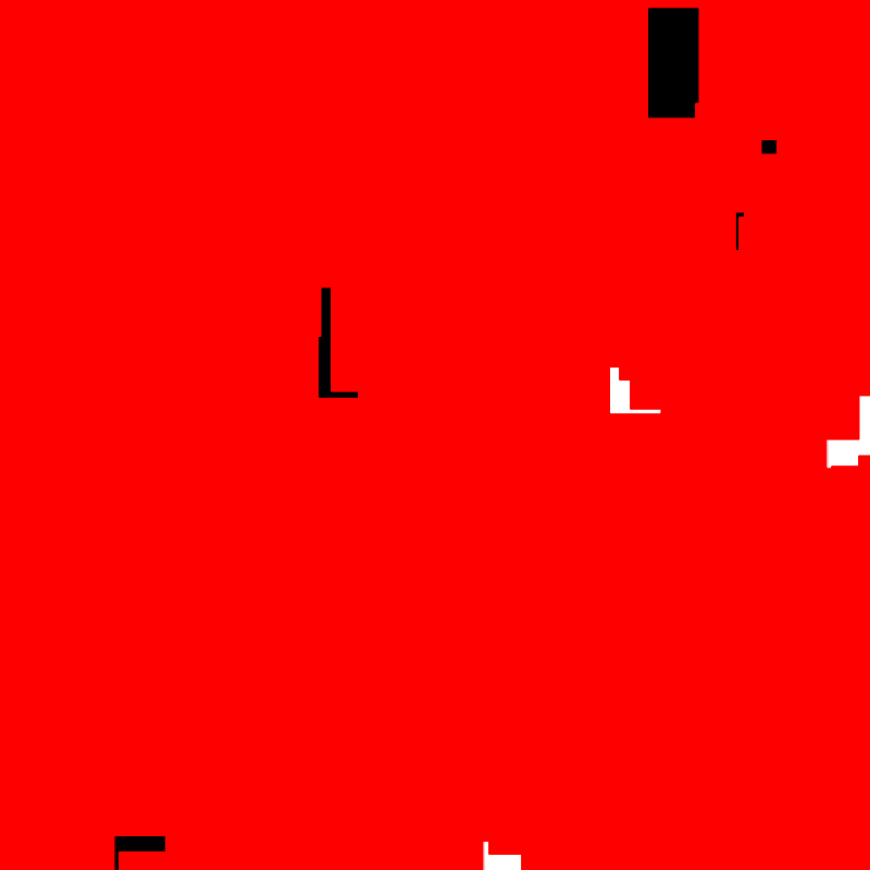 White & Black & Red All Over #6 static token preview
