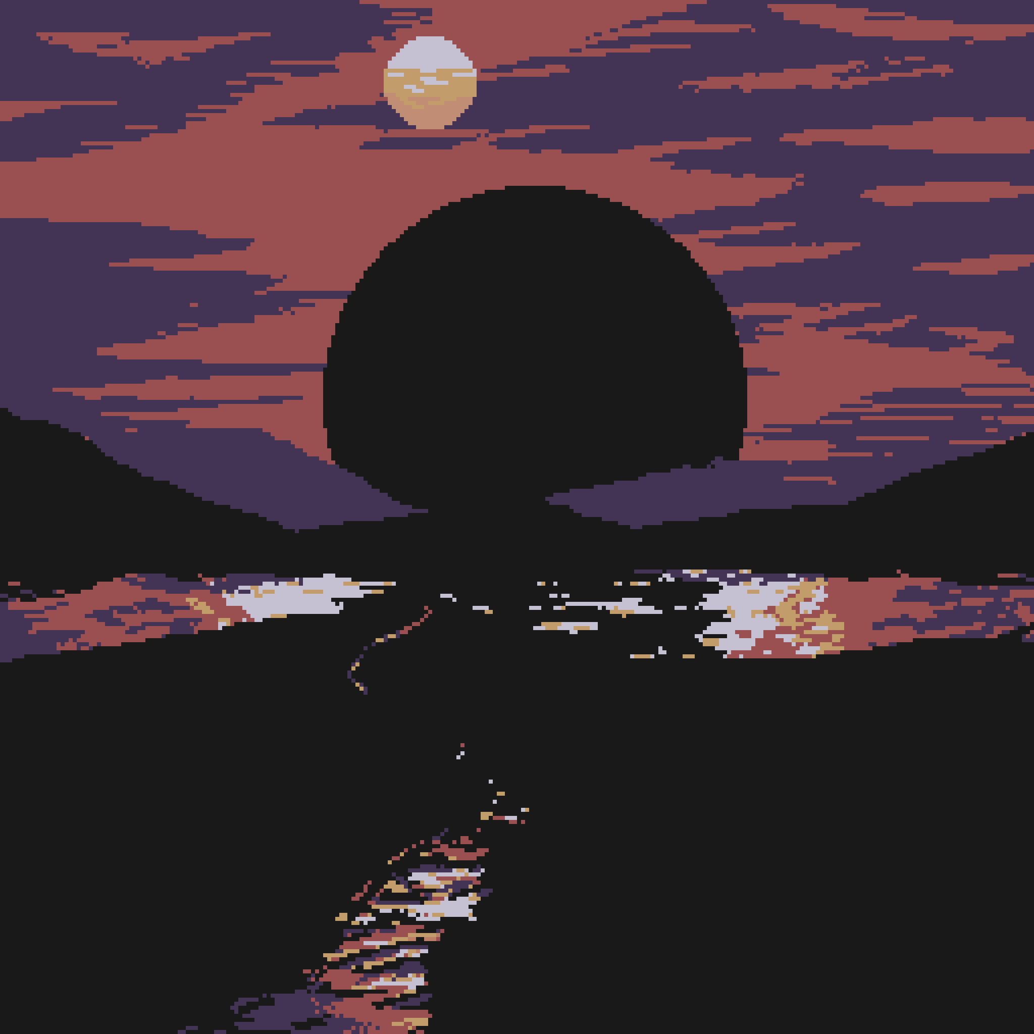 Pixel Sunset #13 static token preview
