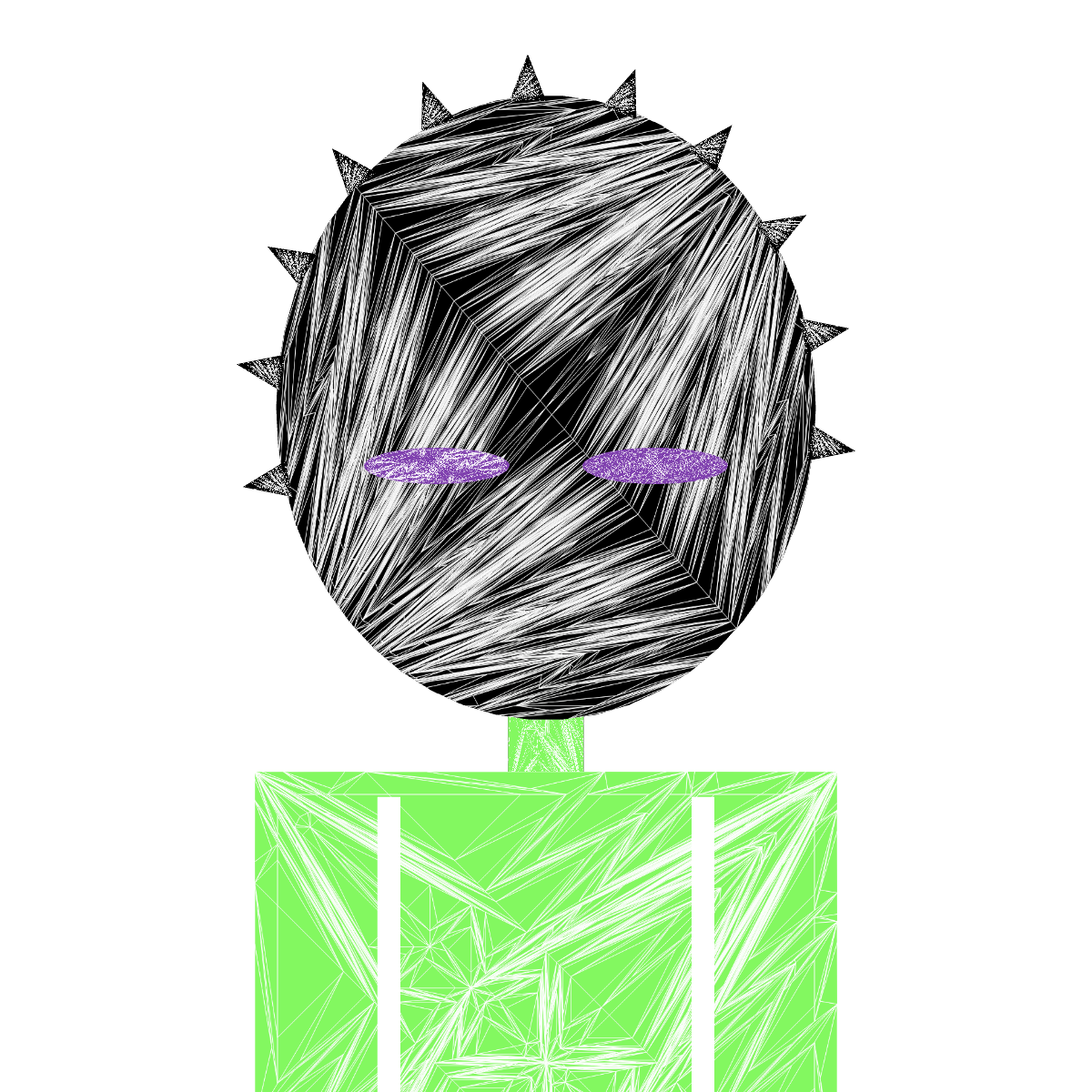 Spiky Woman #15 static token preview