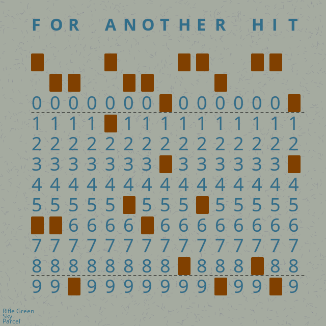 Punched Card Poetry #4 static token preview