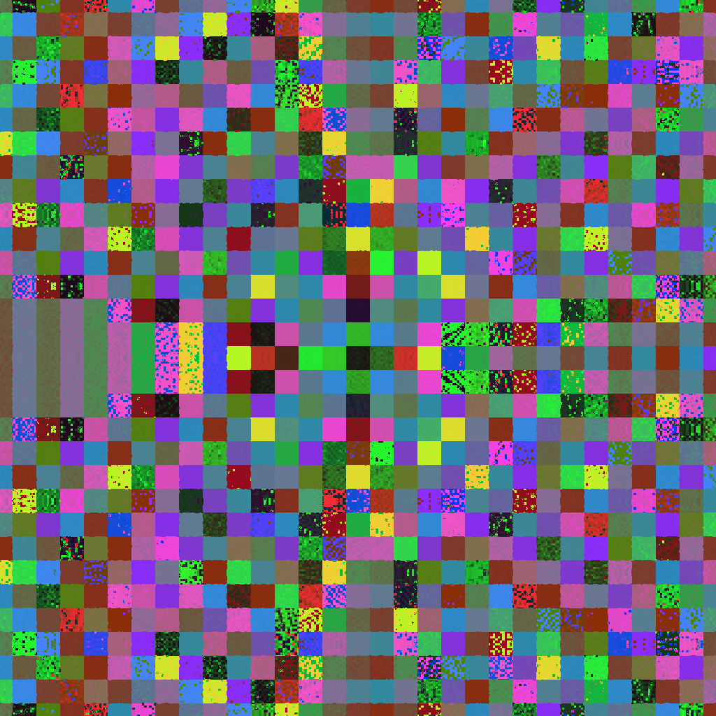 glitched quilt sq #3 static token preview