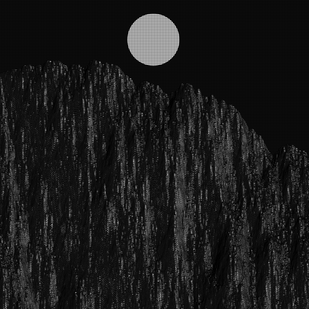 Classic generative landscape #6 static token preview