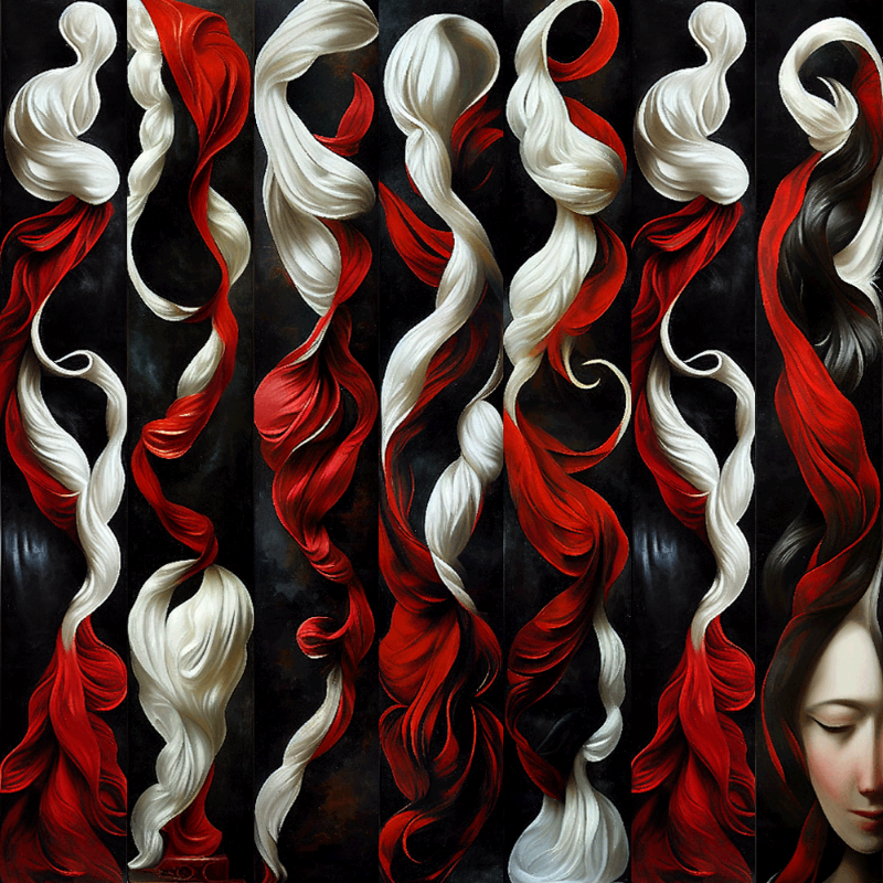 AI Red Hair #1 static token preview