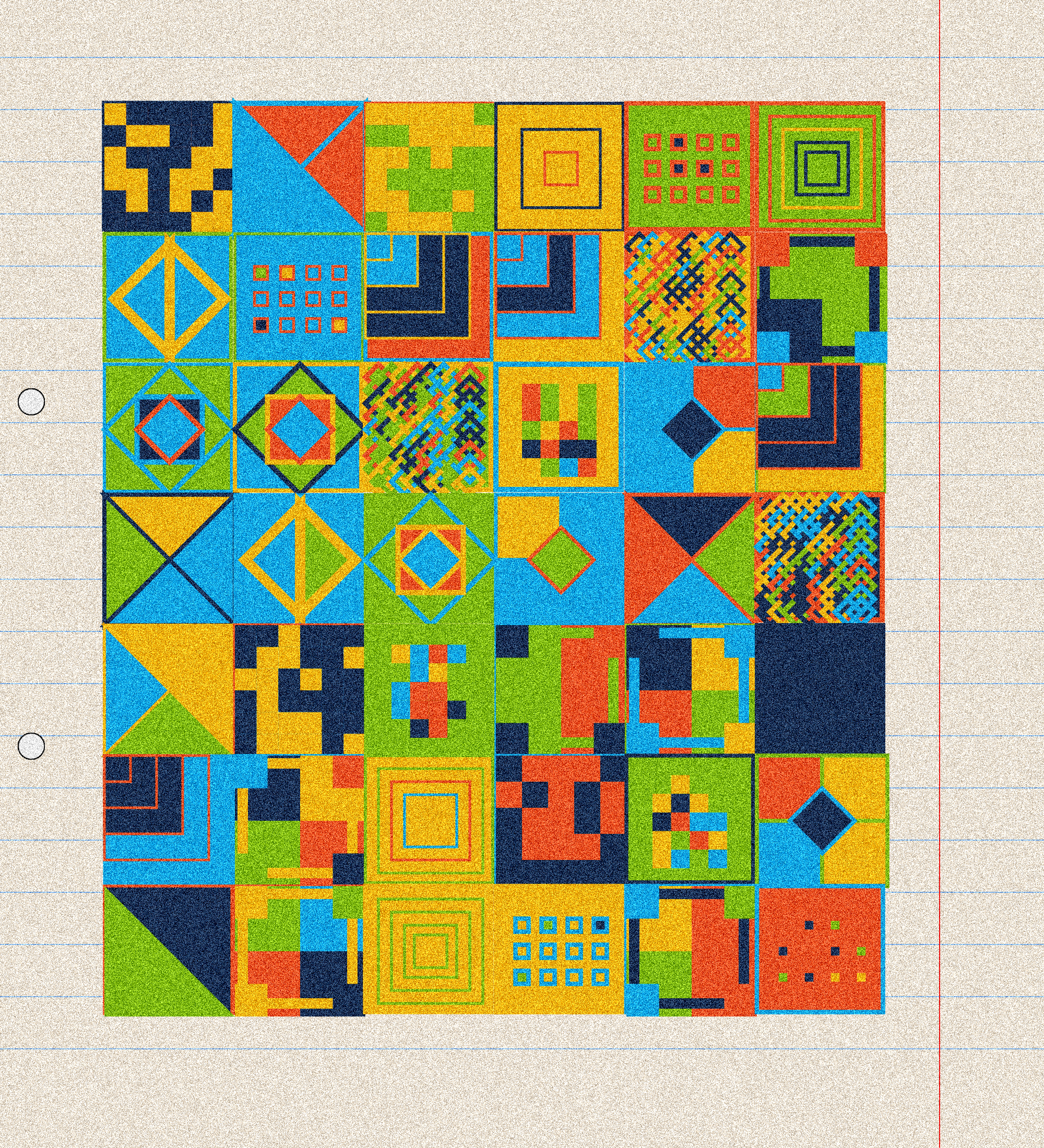 sketchbook page 8: annoying grid #8 static token preview
