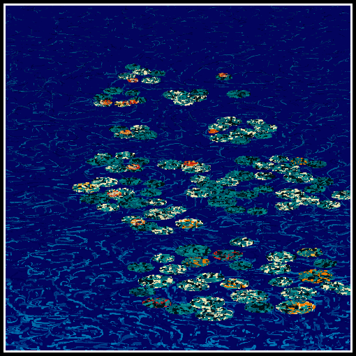 Polluted water lilies #24 static token preview