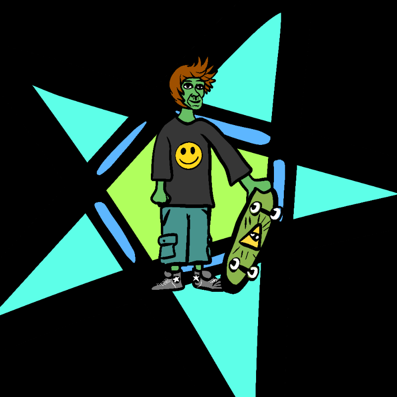 Skaterdudes #20 static token preview