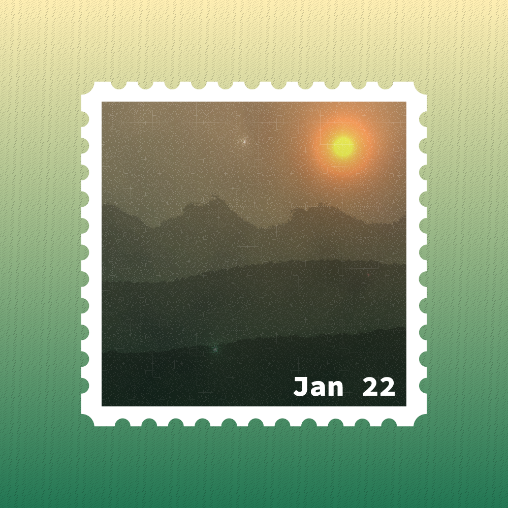 January 2022 stamp #8 static token preview