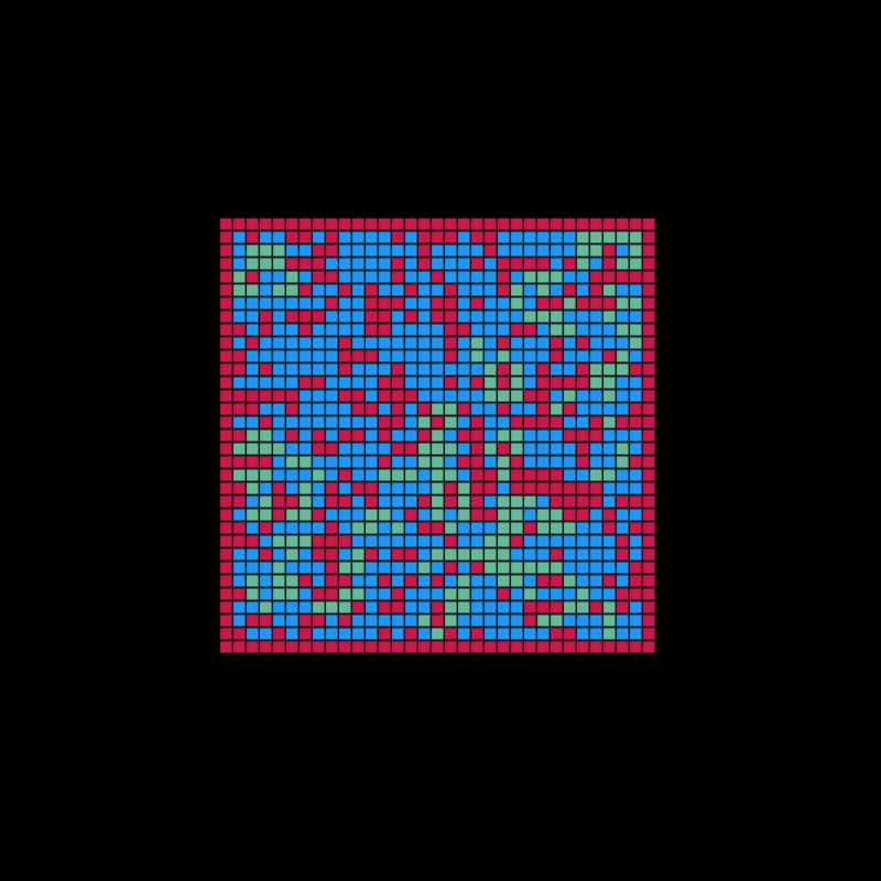 Game of Life: Water Variant #7 static token preview