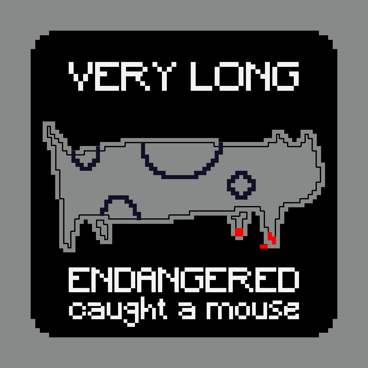 VERY LONG ENDANGERED CAT #12 static token preview