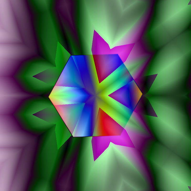 Multiple Colorful Shapes #6 static token preview