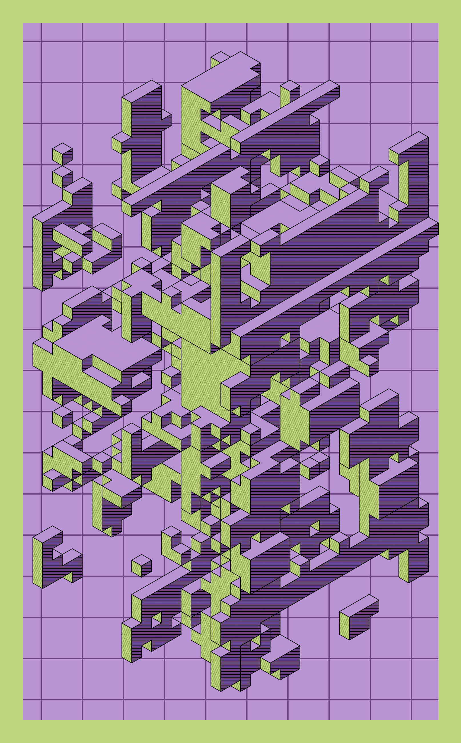 Corroding Cubes #1 static token preview