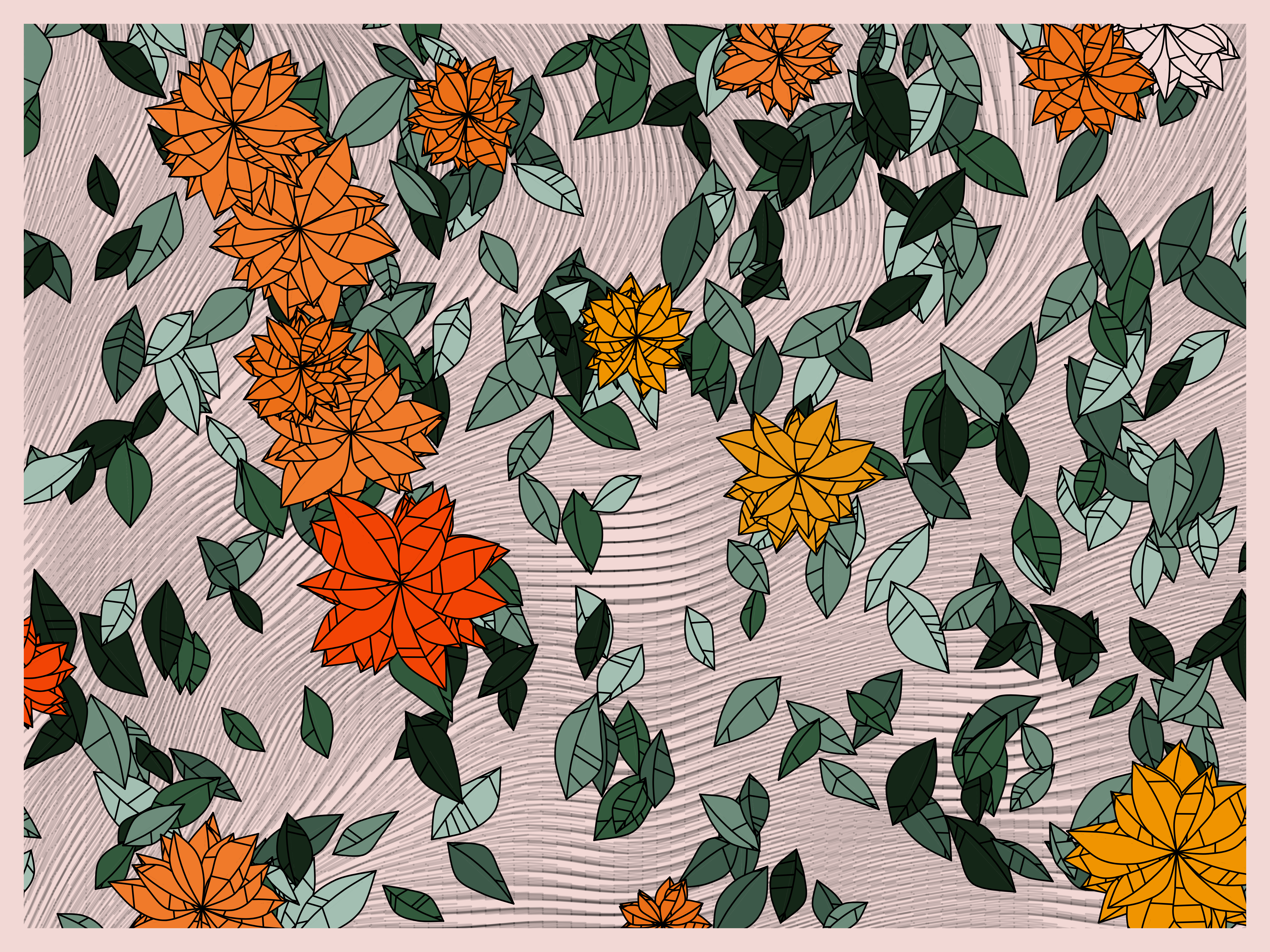 Fleurs dans le vent #8 static token preview