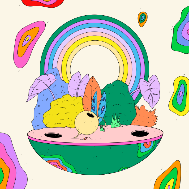 🌈🌴🪐 #8 static token preview
