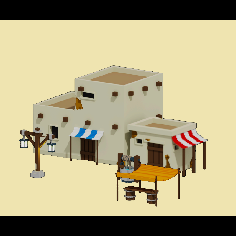 Desert houses #12 static token preview