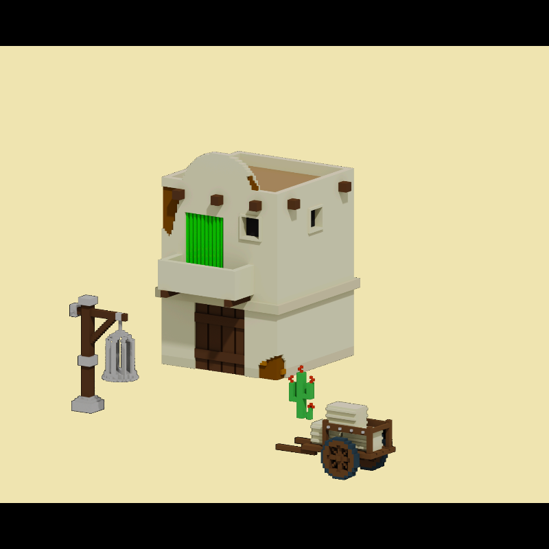 Desert houses #3 static token preview