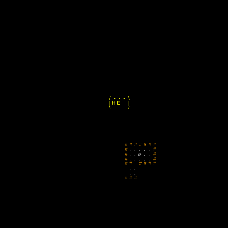 ascii dungeons horror #8 static token preview
