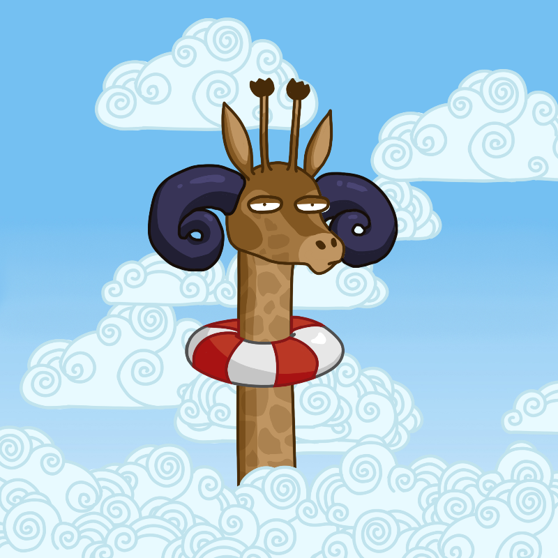 Awesome giraffes #12 static token preview