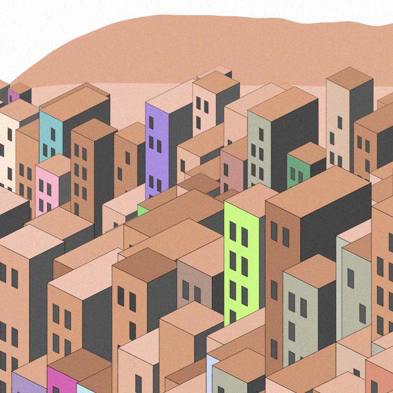 Coloured City #22 static token preview