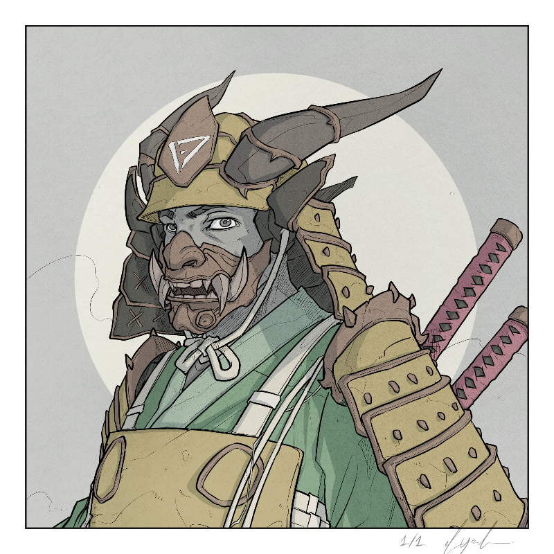 侍 (SAMURAI) #4 static token preview