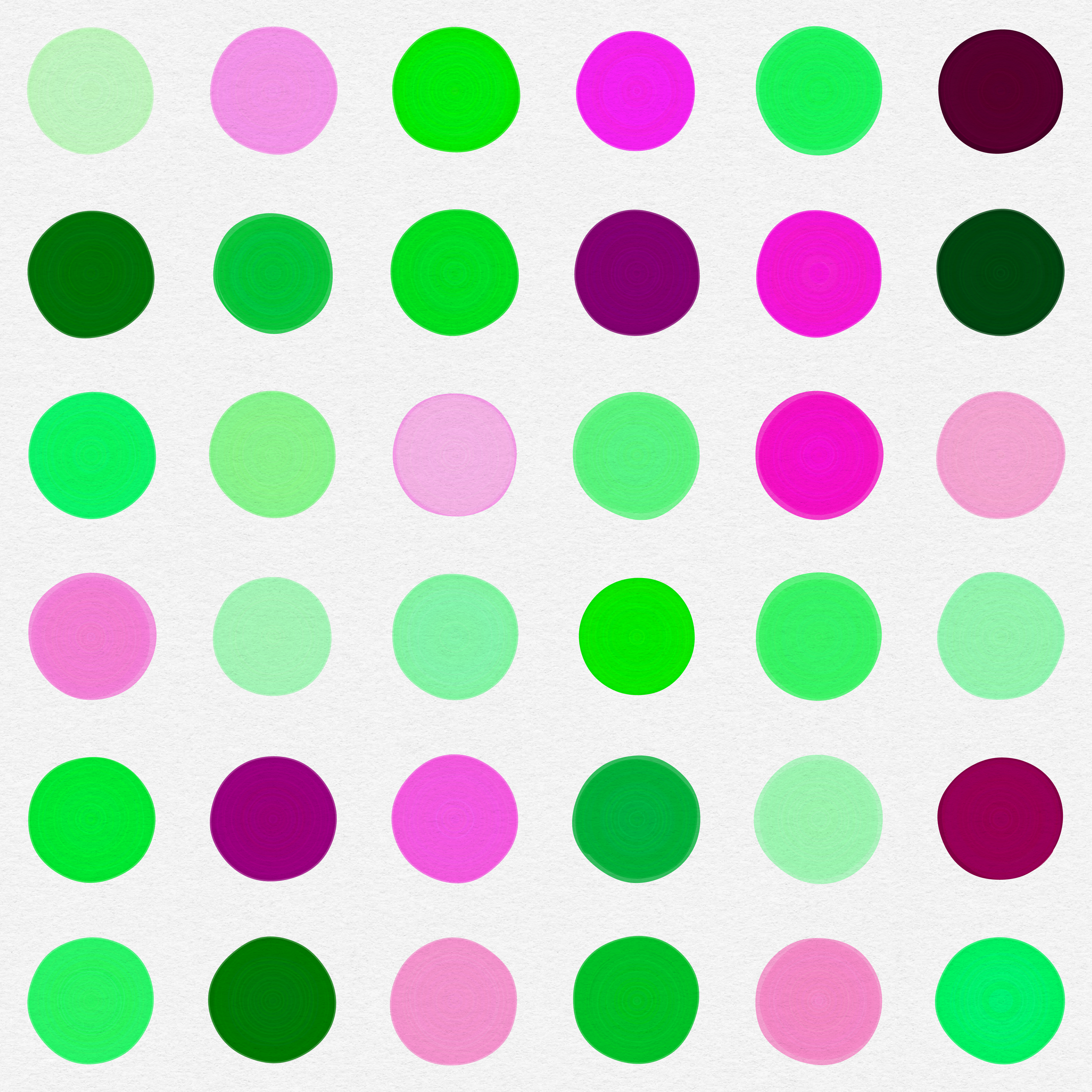 M'Fing Dots on a M'Fing Grid #10 static token preview