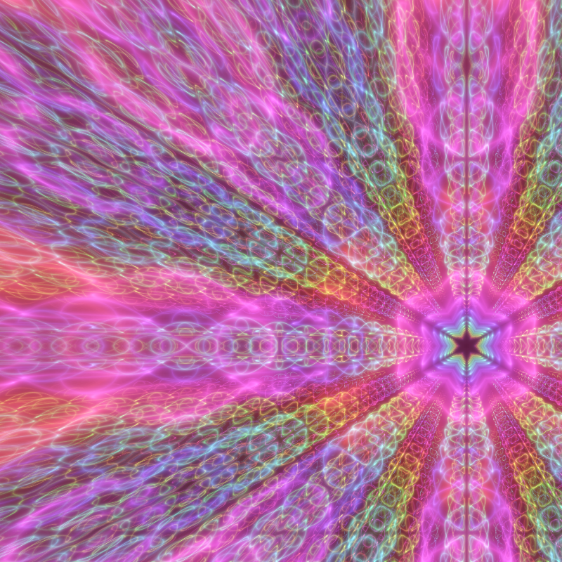 Fluorescent Hexagram #5 static token preview