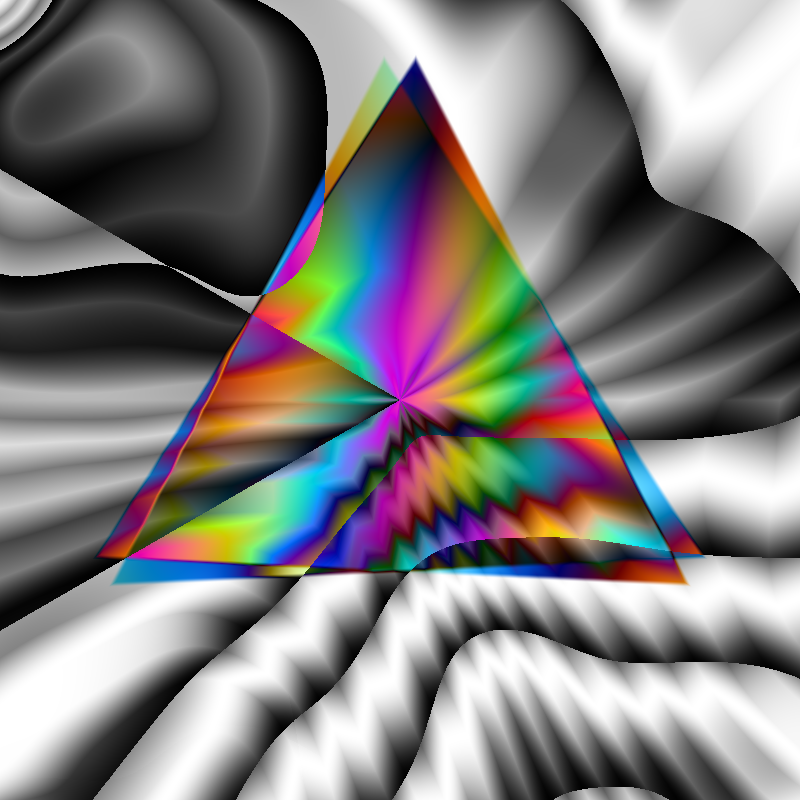 Colorful Triangles #6 static token preview