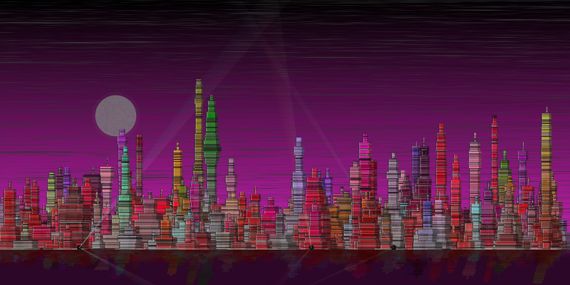 Fictional Cityscapes #18 static token preview