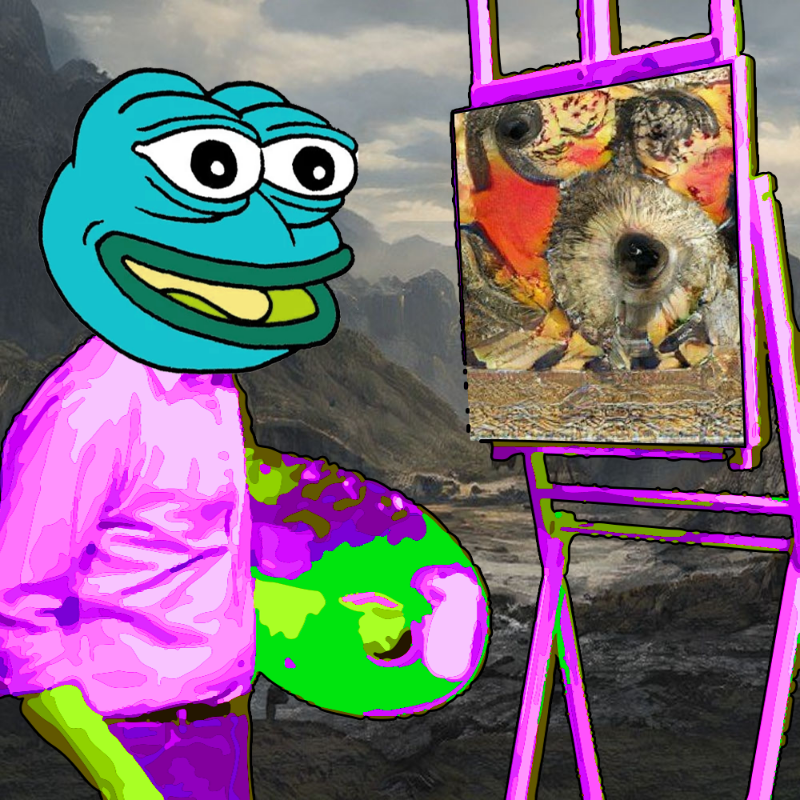 Pepe Ross goes AI #11 static token preview