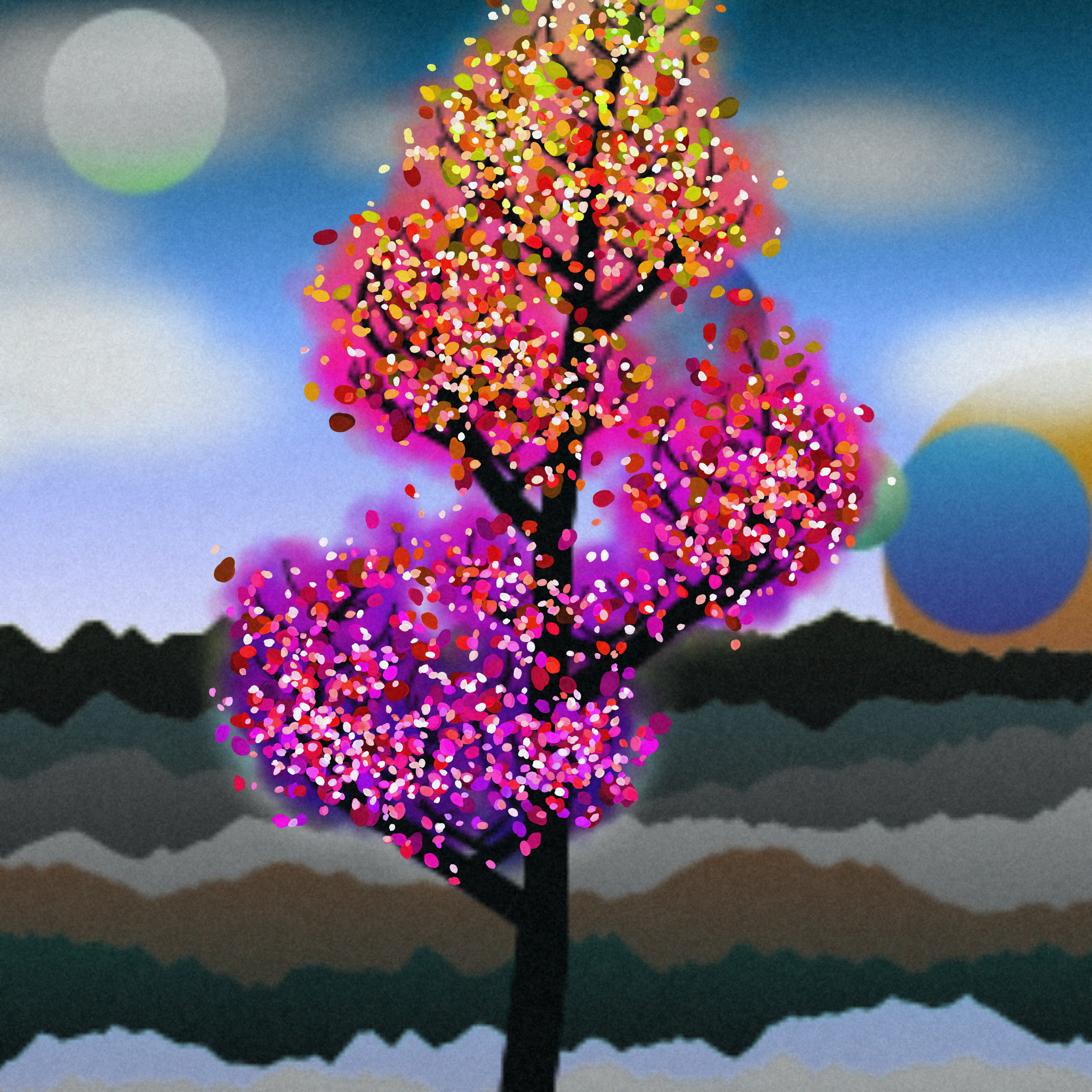Dithered Branches #3 static token preview