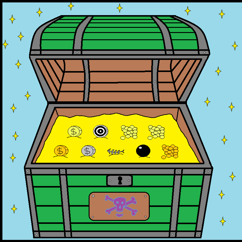 Treasure loot box #13 static token preview