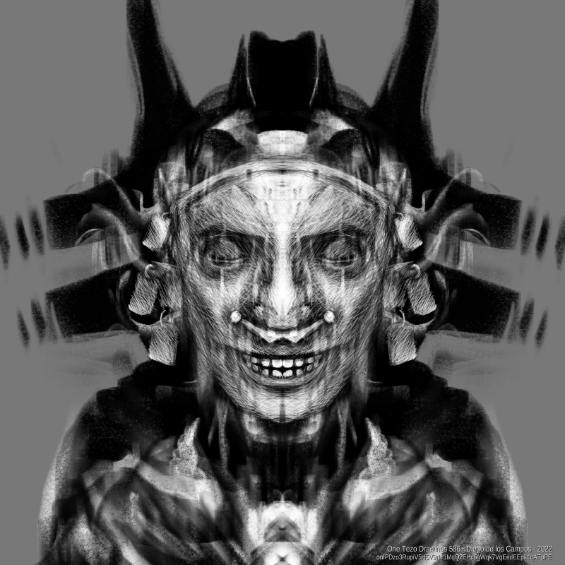 One Tezo Drawings_586+ #1 static token preview