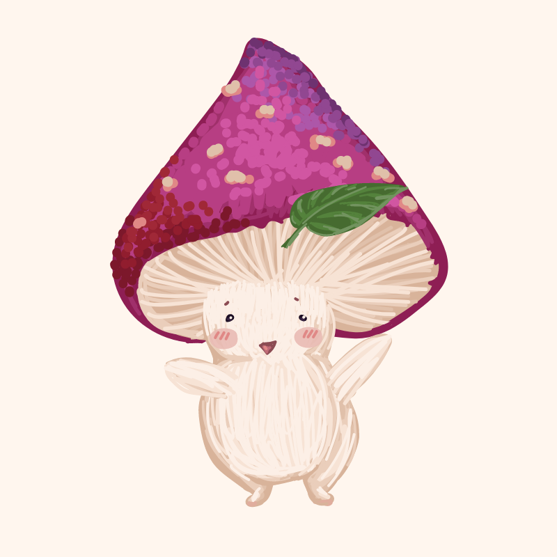 Cute Mushrooms Forest Guys #99 static token preview