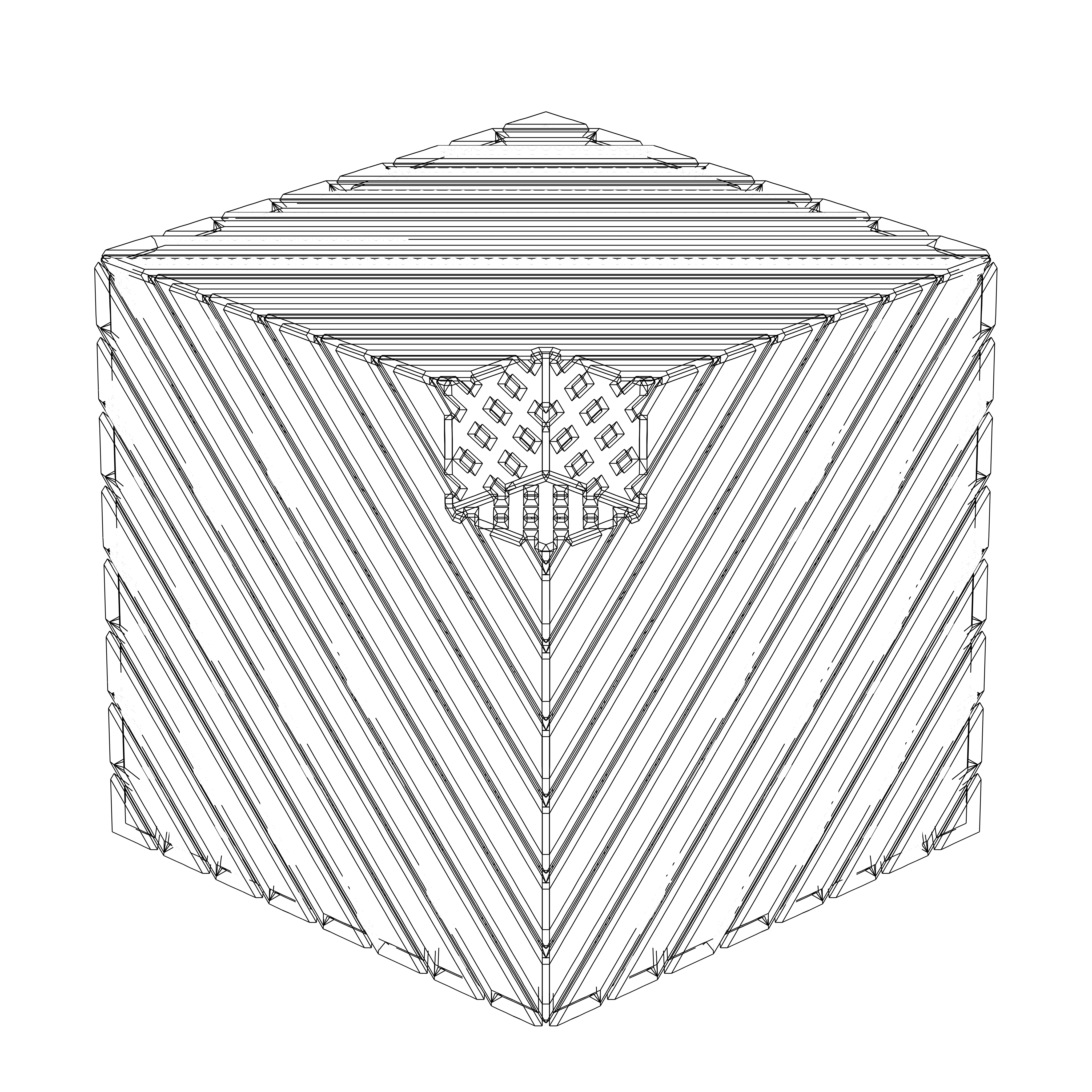 LL21 Alien Art Cube #342 static token preview