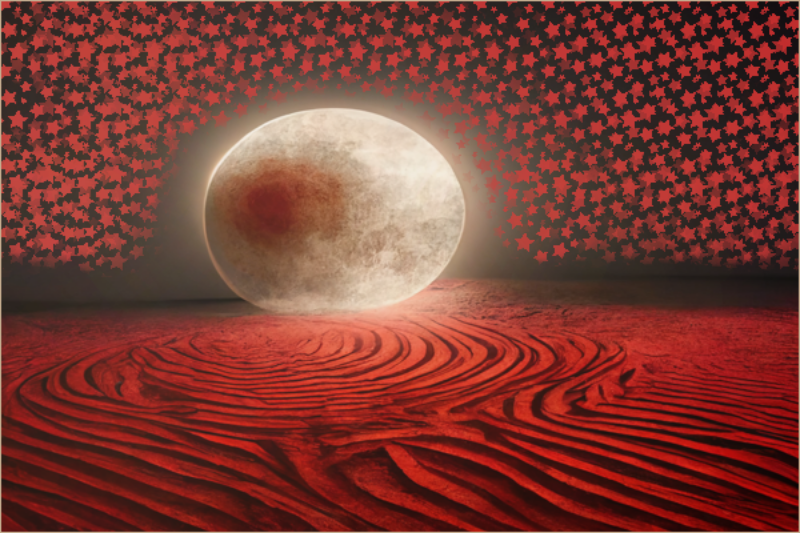 (Red) Moon #12 static token preview