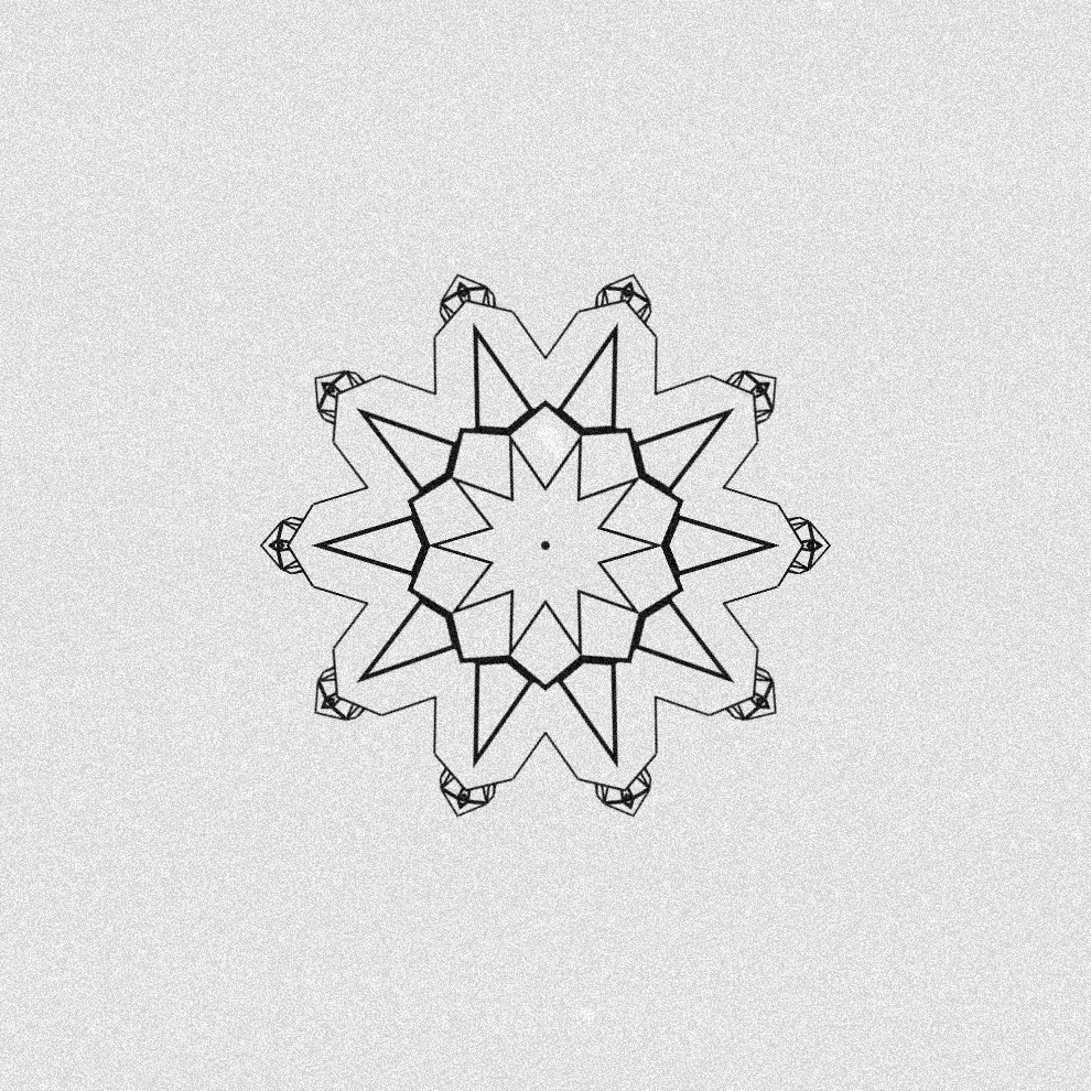 Monochrome Kaleido #3 static token preview