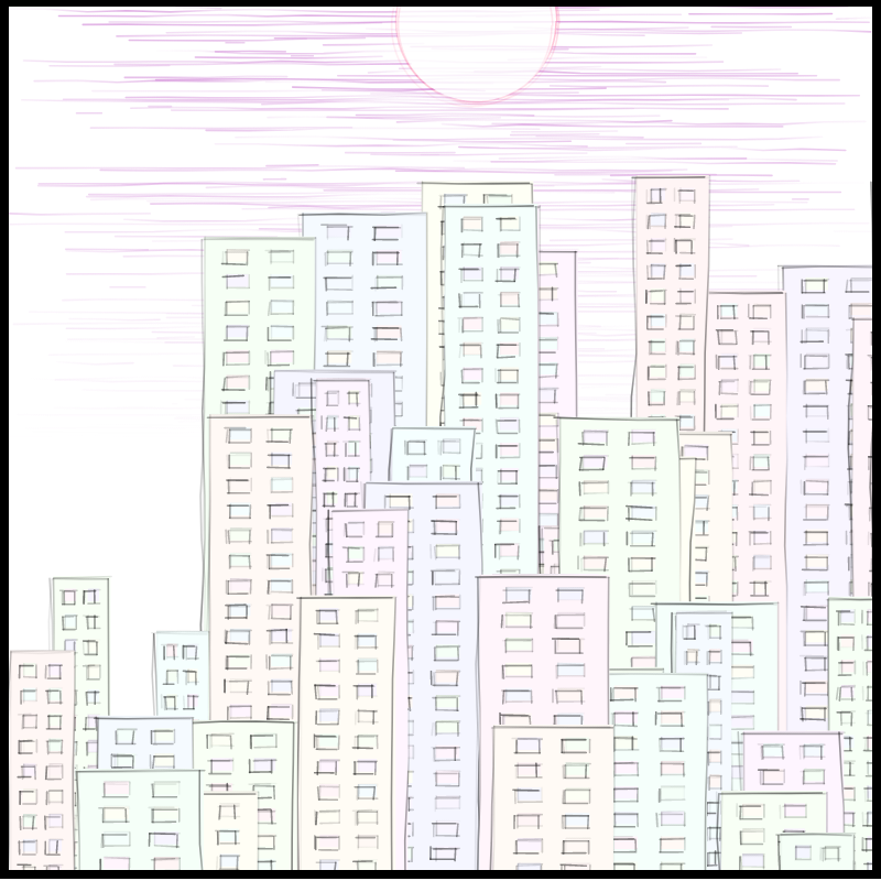 City sketch #13 static token preview
