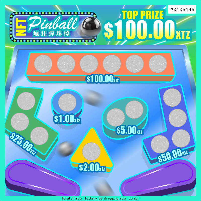Lucky Pinballs (Scratch-off #1) #437 static token preview