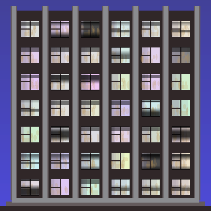 Night Windows #2 static token preview