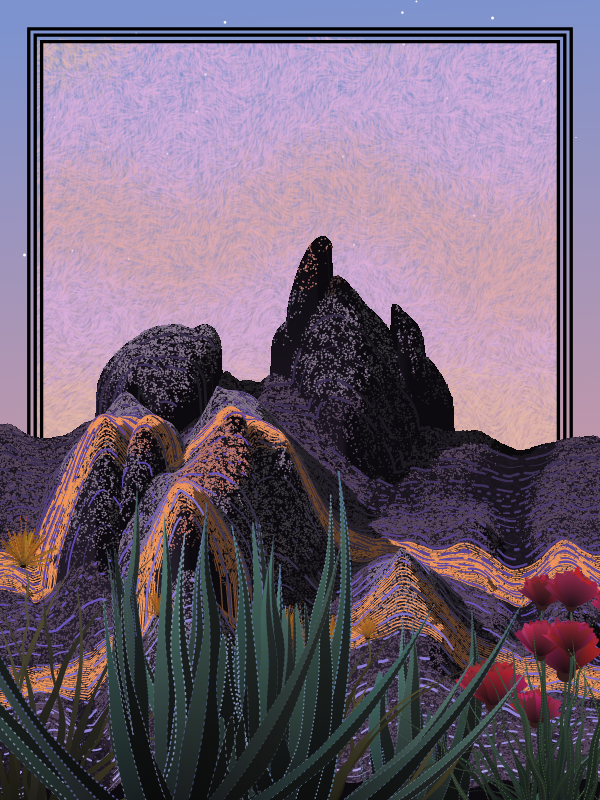 Desert Sun Rising #3 static token preview