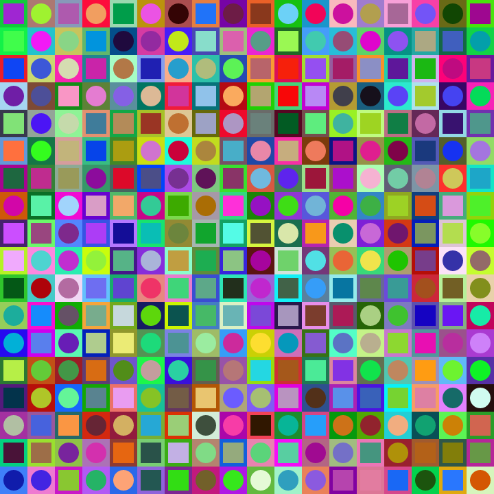 Square Dot Composition #244 static token preview