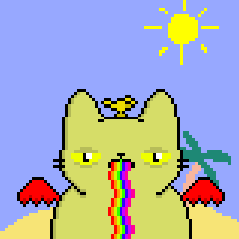 Totally Random Cats #20 static token preview